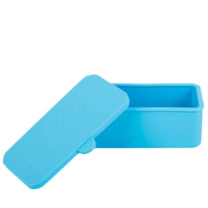 Mini Contenedor Rectangular de Silicon Blue