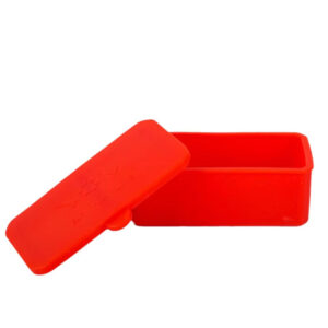 Mini Contenedor Rectangular de Silicon Red
