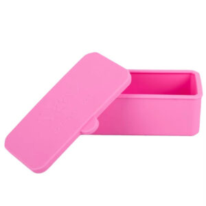 Mini Contenedor Rectangular de Silicon Pink