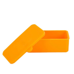 Mini Contenedor Rectangular de Silicon Orange